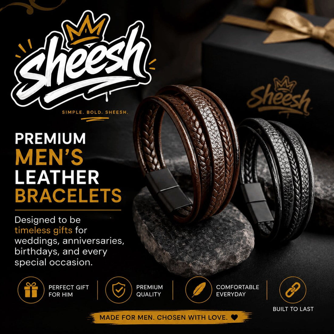 Elevate Your Style with the Best Mens Leather Bracelets in Pakistan